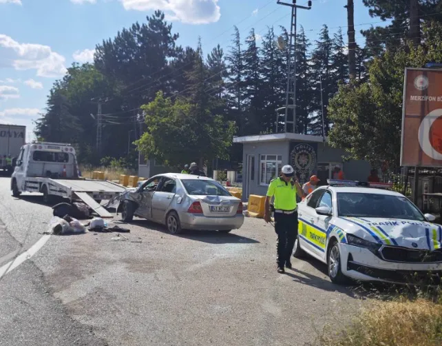 Amasya Merzifon'da trafik kazası 7 yaşındaki çocuk hayatını kaybetti