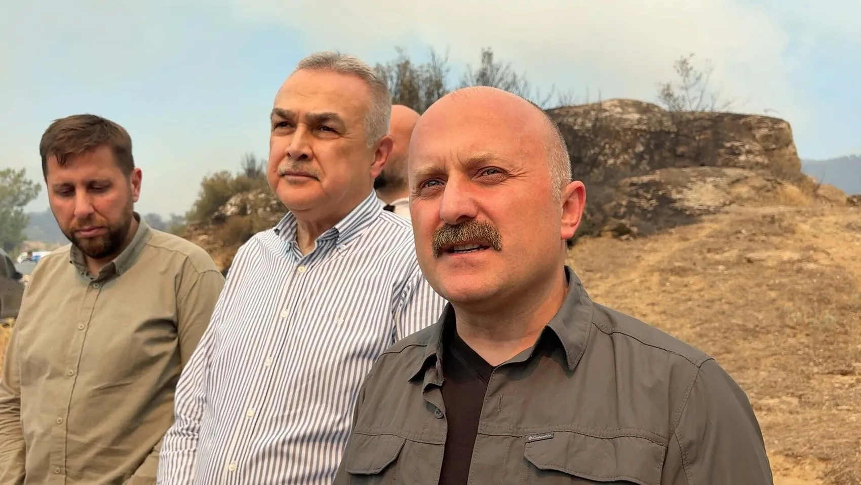 Aydın Çine’deki orman yangını rüzgarla birlikte yeniden alevlendi