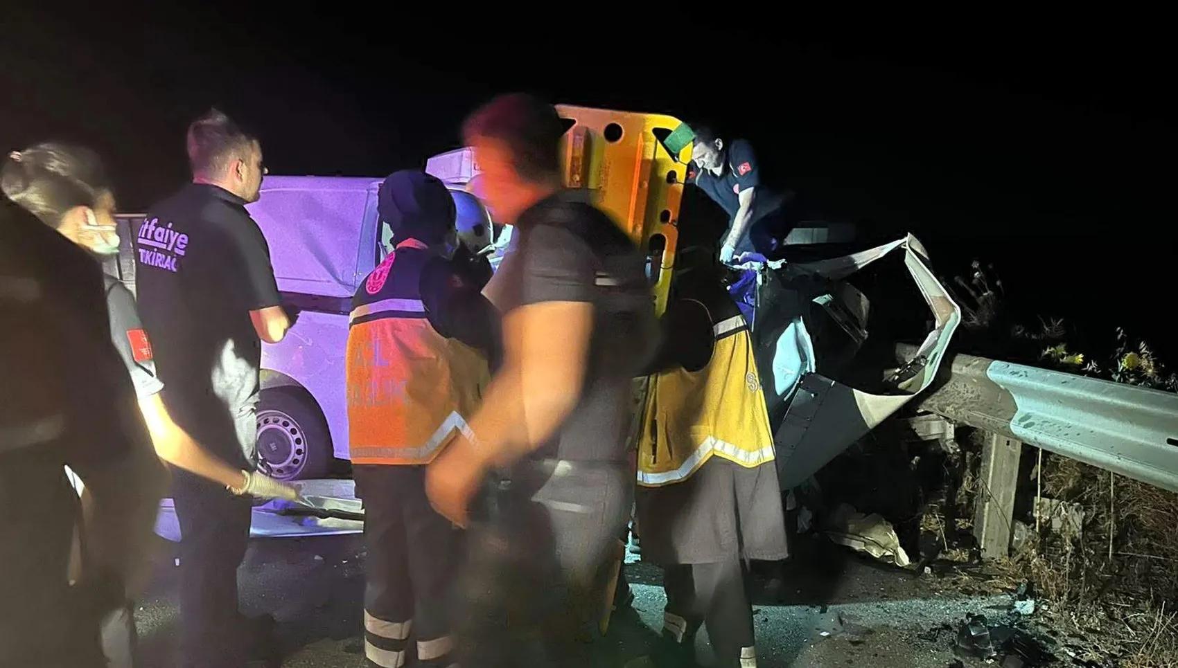 Tekirdağ yolunda acı kaza üç can aldı