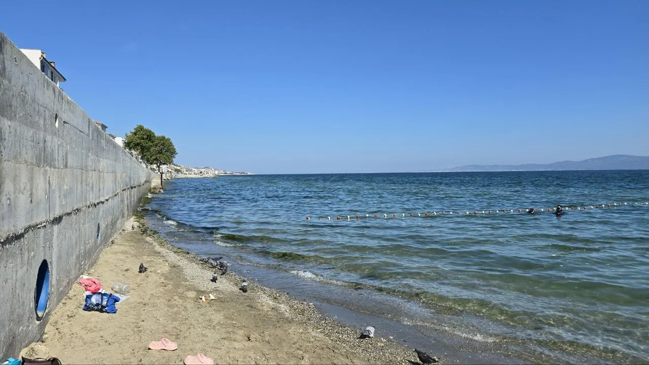 Mudanya sahilinde acı sabah