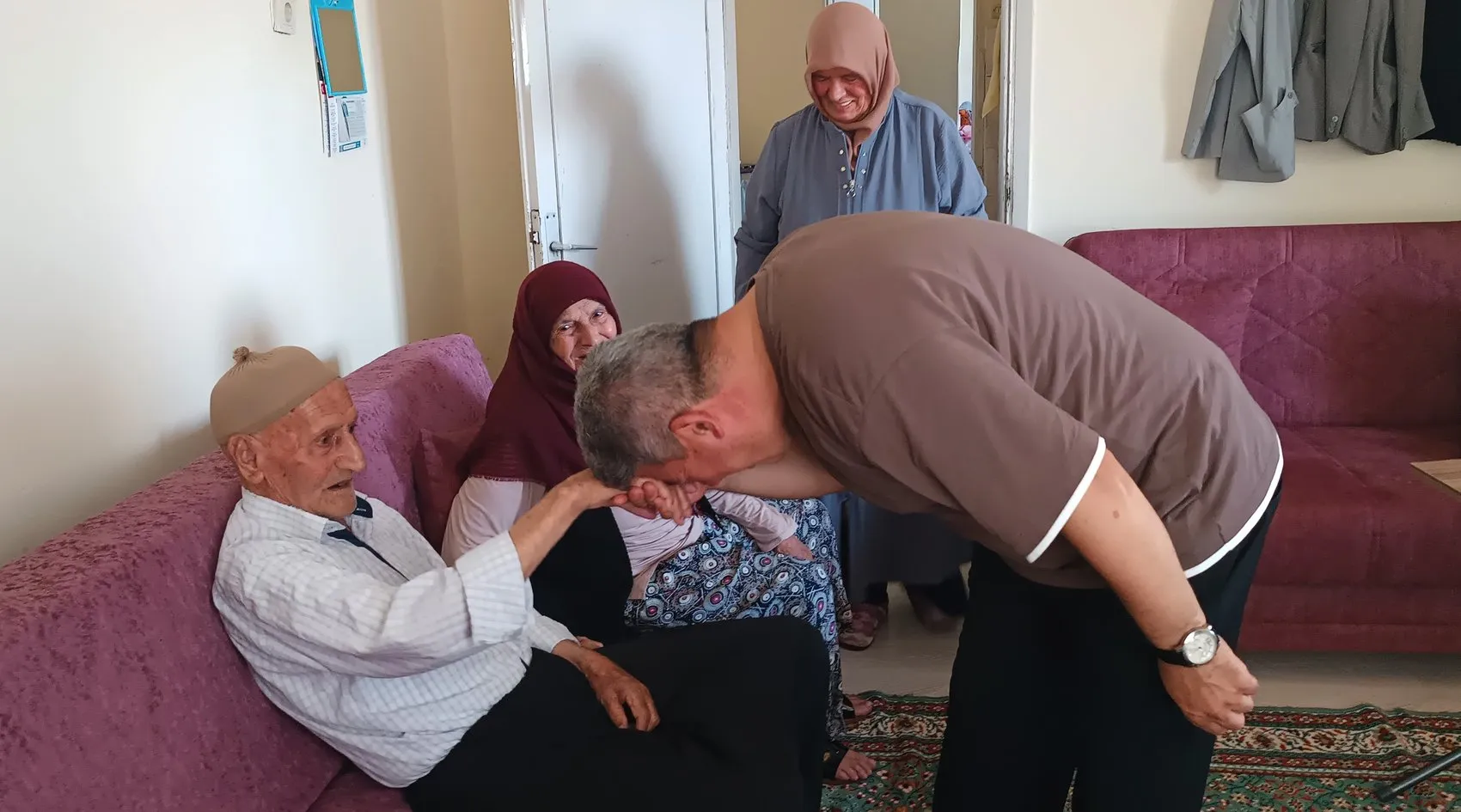 İslahiye’de 73 yıllık evliliğin reçetesi Yoğurt, pekmez ve sevgi