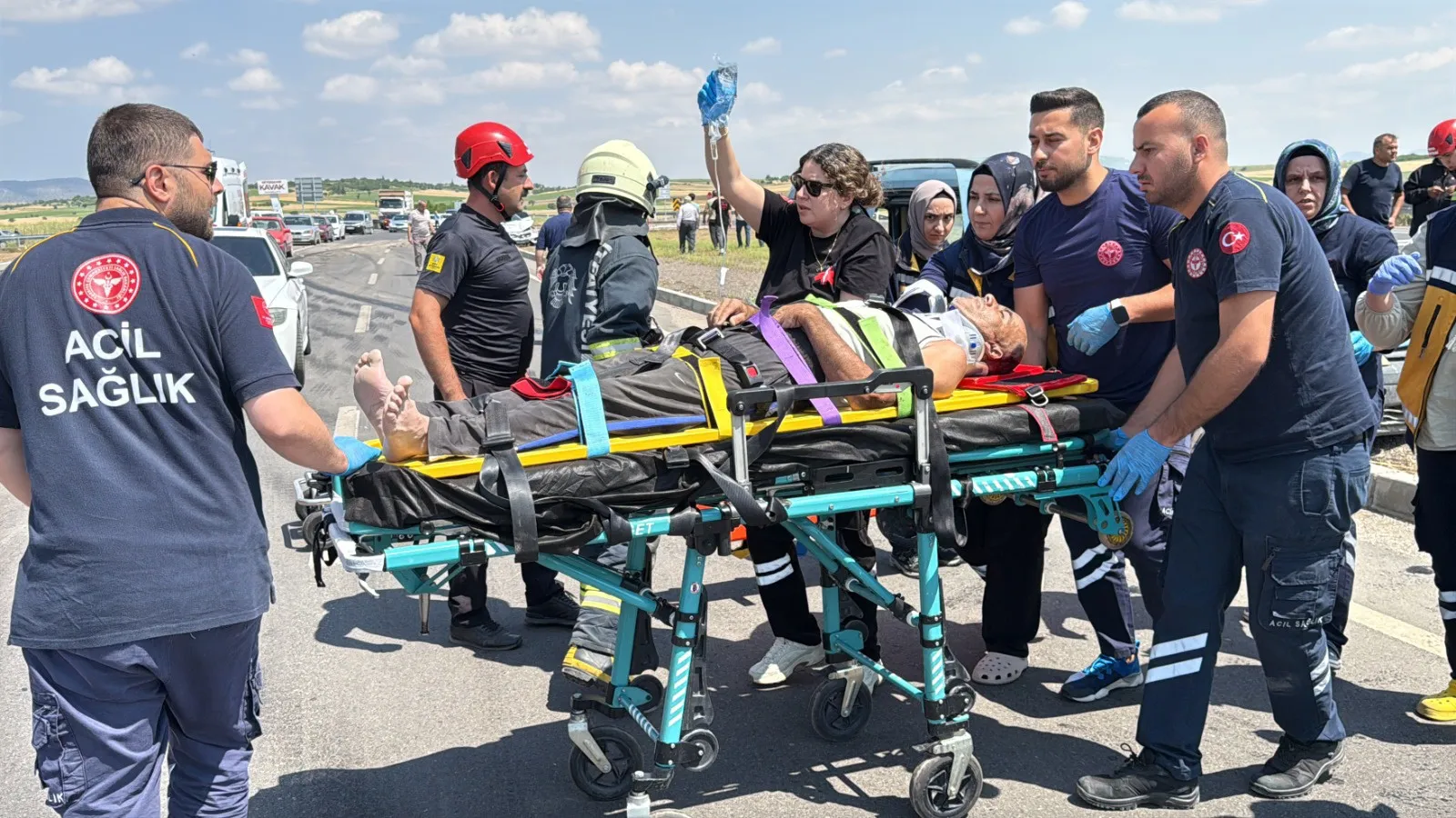 Seydişehir yolunda iki araç çarpıştı
