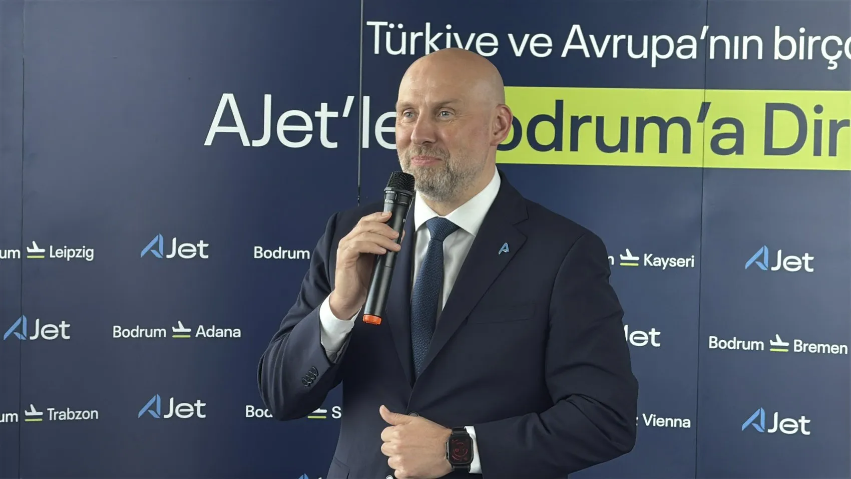 AJet Bodrum’u Avrupa ile doğrudan bağlayan rotalarını hizmete açtı