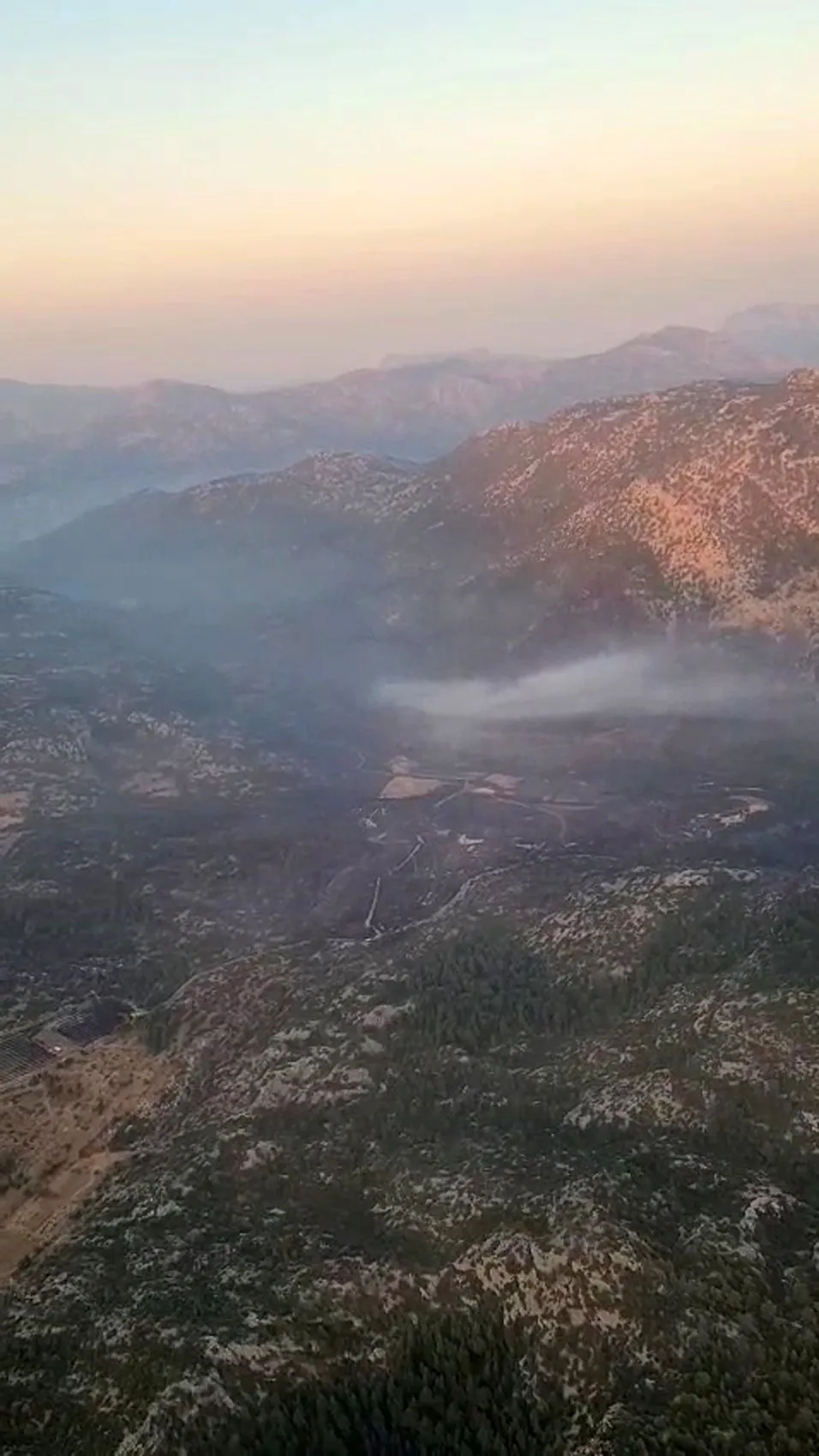 Antalya Akseki orman yangını 18 saat sonra söndürüldü