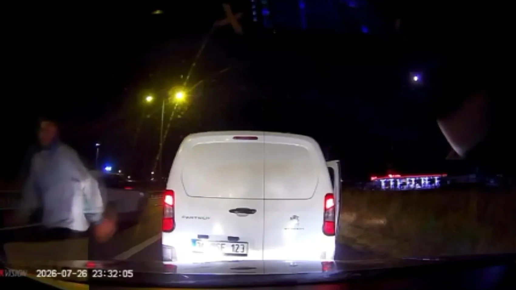 Silivri'de trafikte dehşet anları kamerada