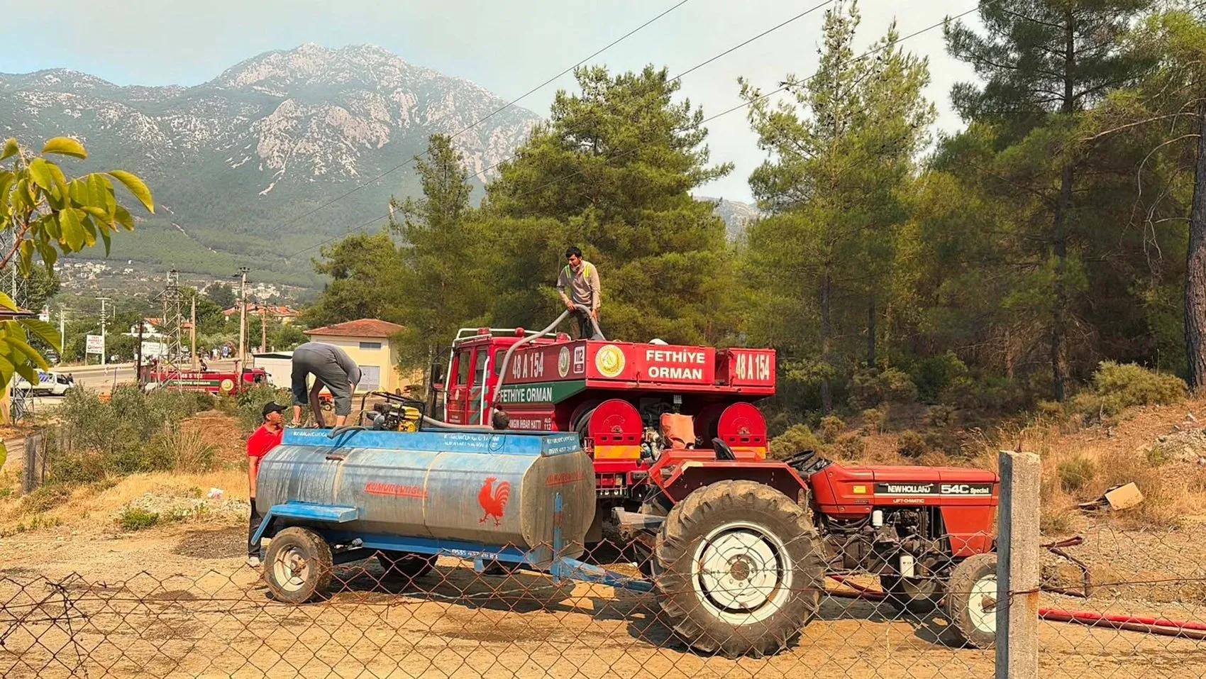 Fethiye ormanlarında yangın riski devam ediyor