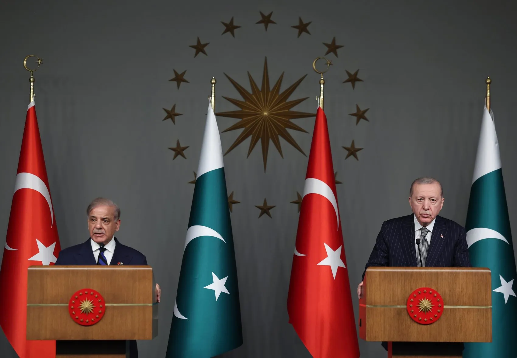 Erdoğan ve Şerif'ten ticaret ve savunma sanayii mesajı
