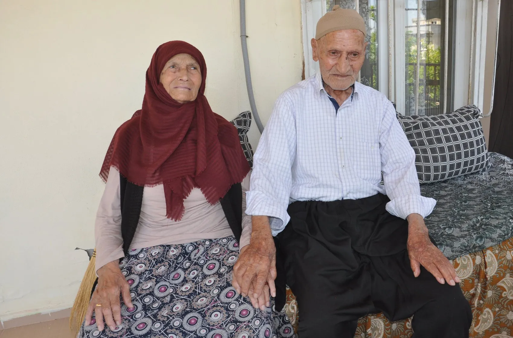 İslahiye’de 73 yıllık evliliğin reçetesi Yoğurt, pekmez ve sevgi
