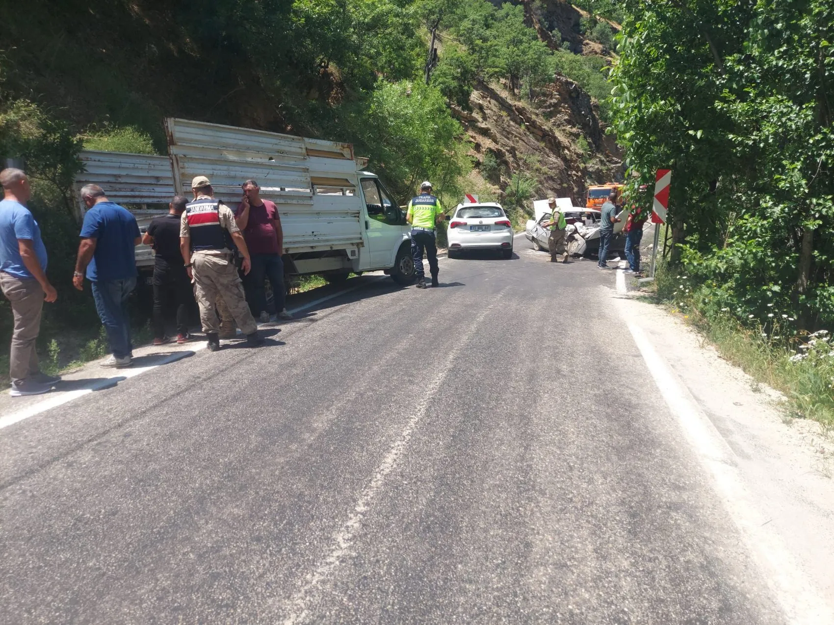 Tunceli'de trafik kazası 1 ölü ve 5 yaralı