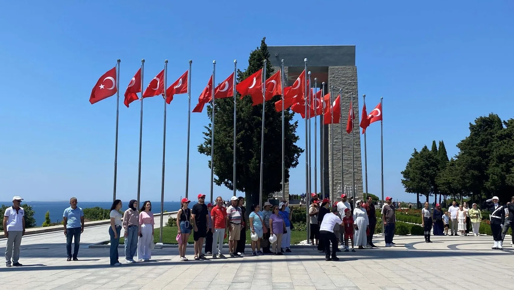 Çanakkale Şehitler Abidesi’nde 15 Temmuz için bir araya gelindi