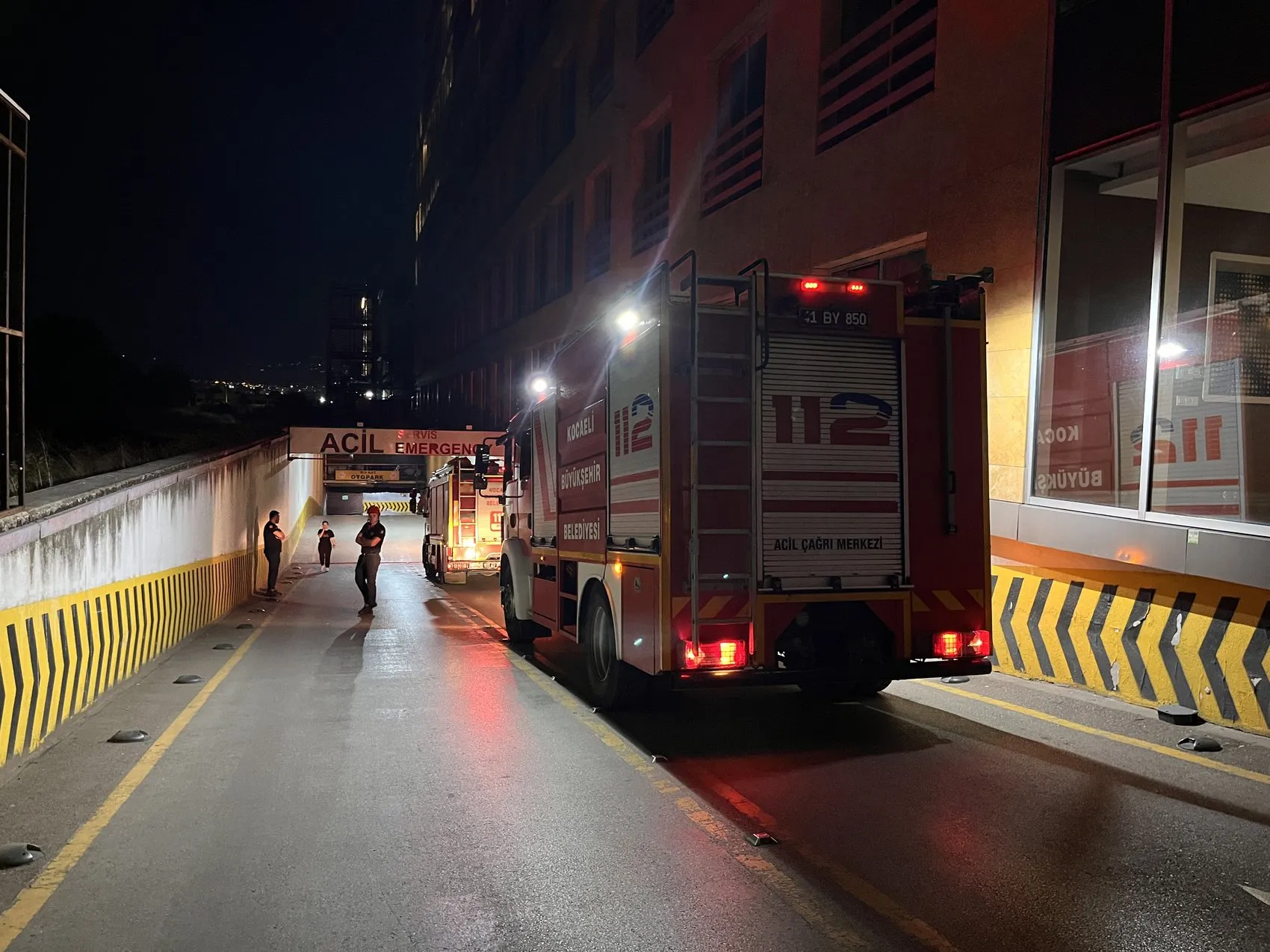 Kocaeli’de hastanede korkutan yangın