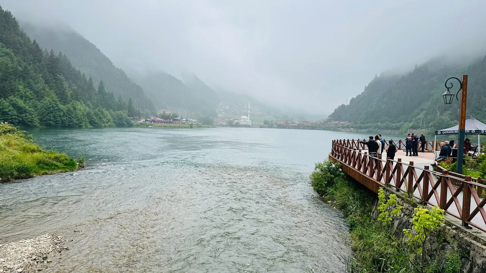 Uzungöl'de çanta peşinde korkunç olay