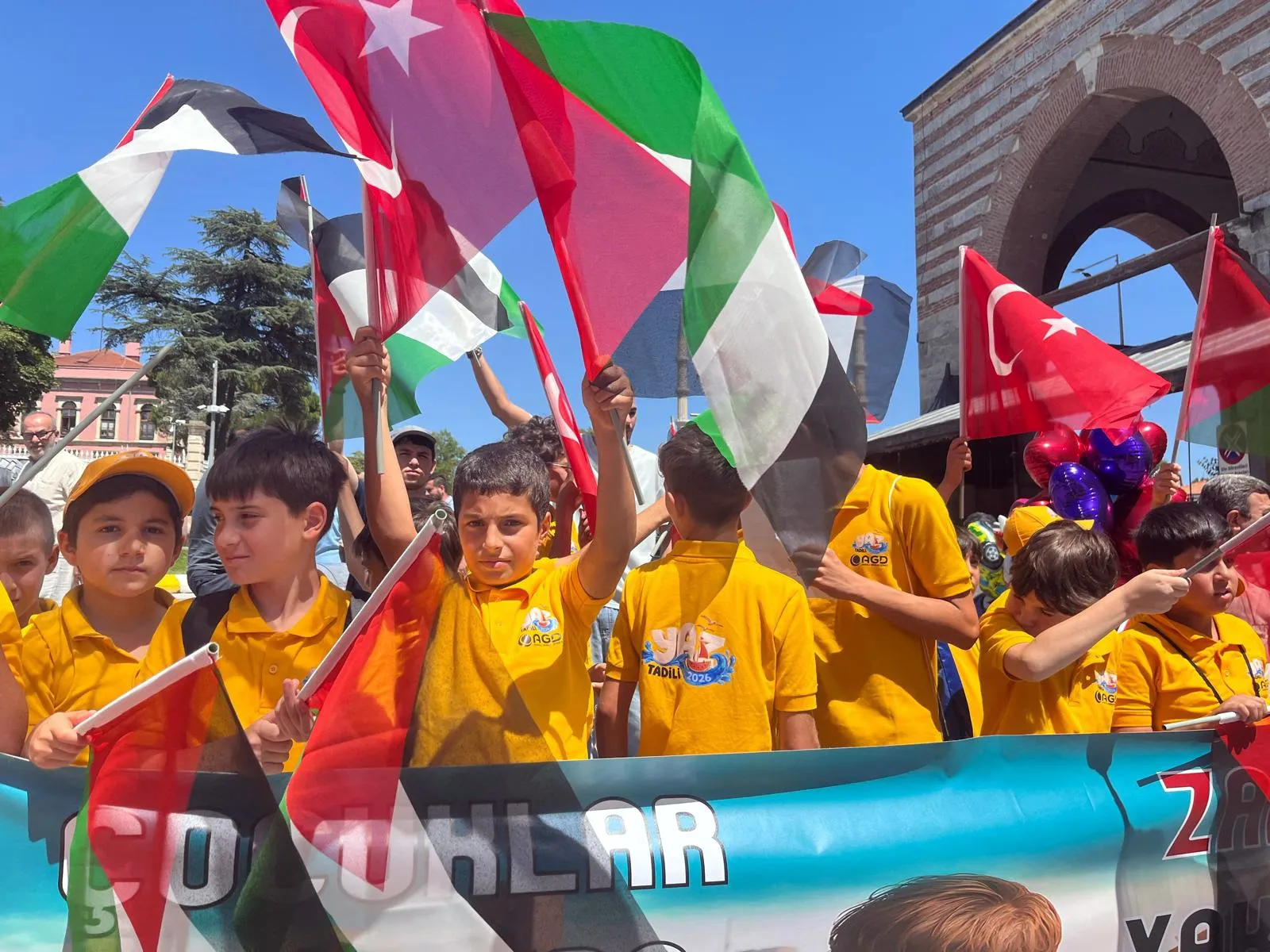 Edirneli çocuklardan Gazze için eylem çağrısı