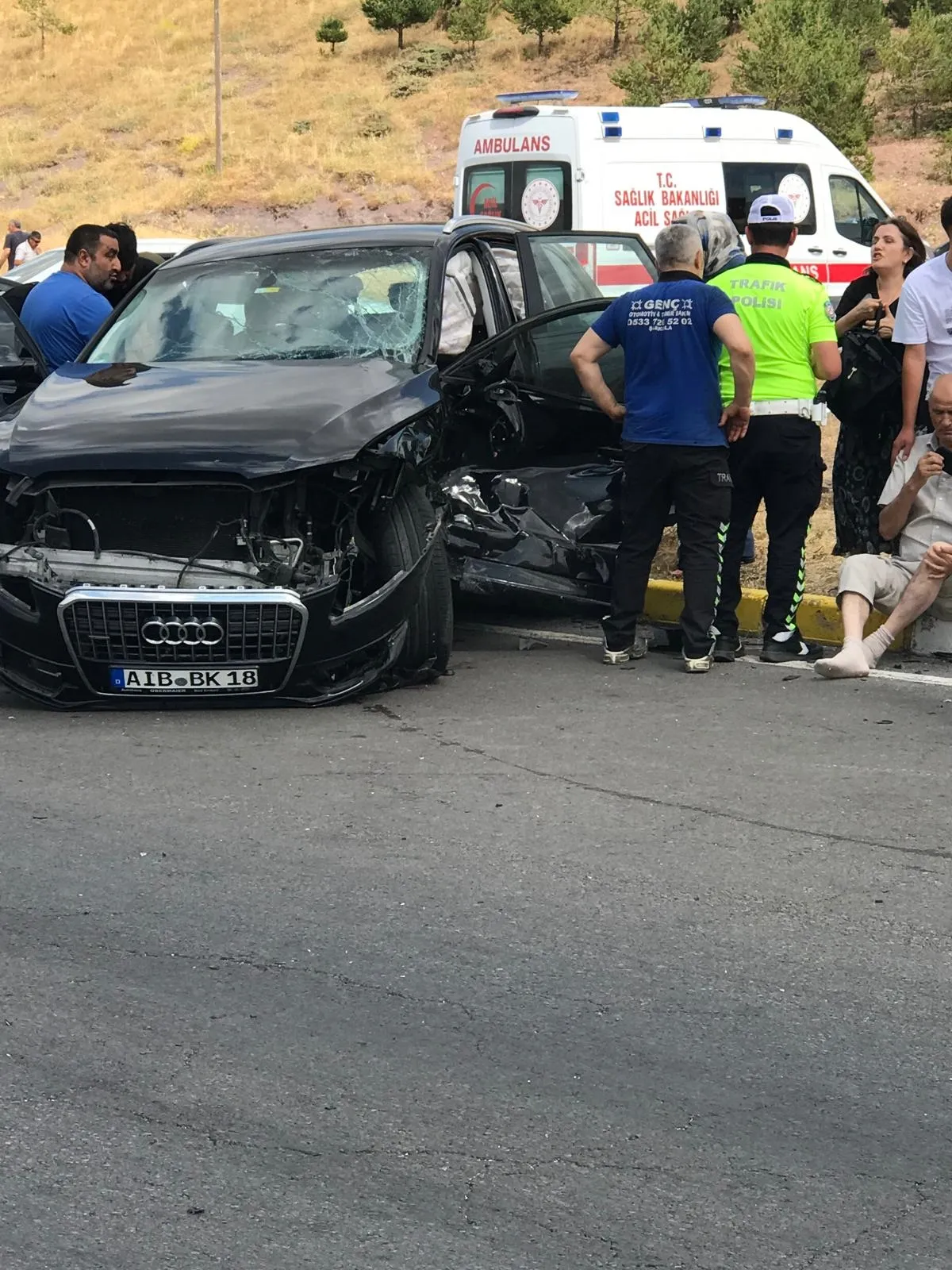 Sivas Şarkışla yolunda feci kaza 1 can kaybı