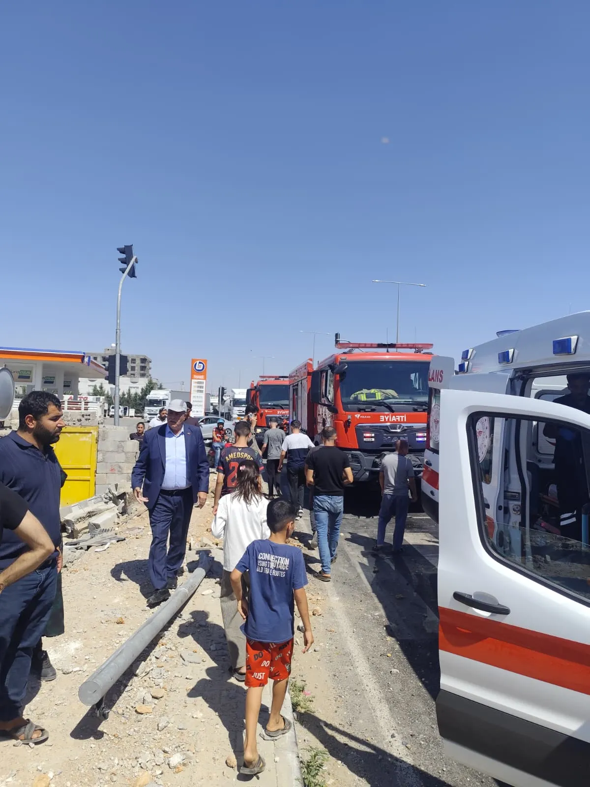 Kızıltepe’de tanker kazası Bir sürücü hayatını kaybetti