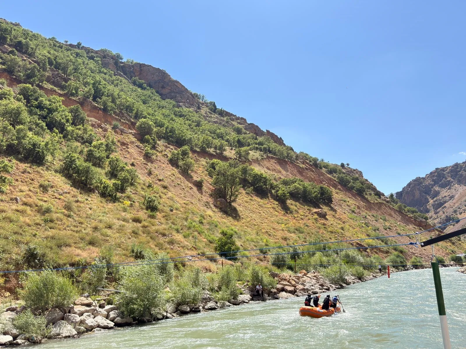 Botan Çayı Rafting Şampiyonası için 180 sporcuyu ağırlıyor