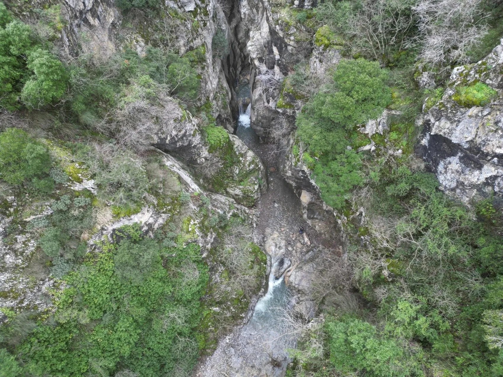 Spil Dağı'nda Saklı Kanyon yeniden kurudu