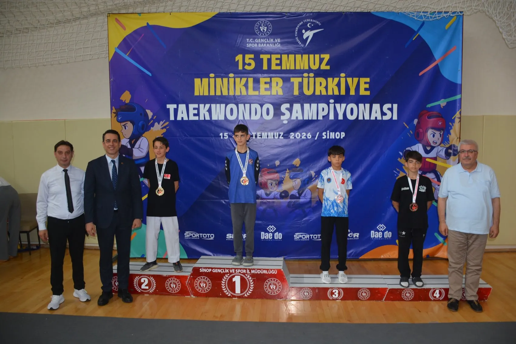 Sinop minik taekwondoculara ev sahipliği yapıyor