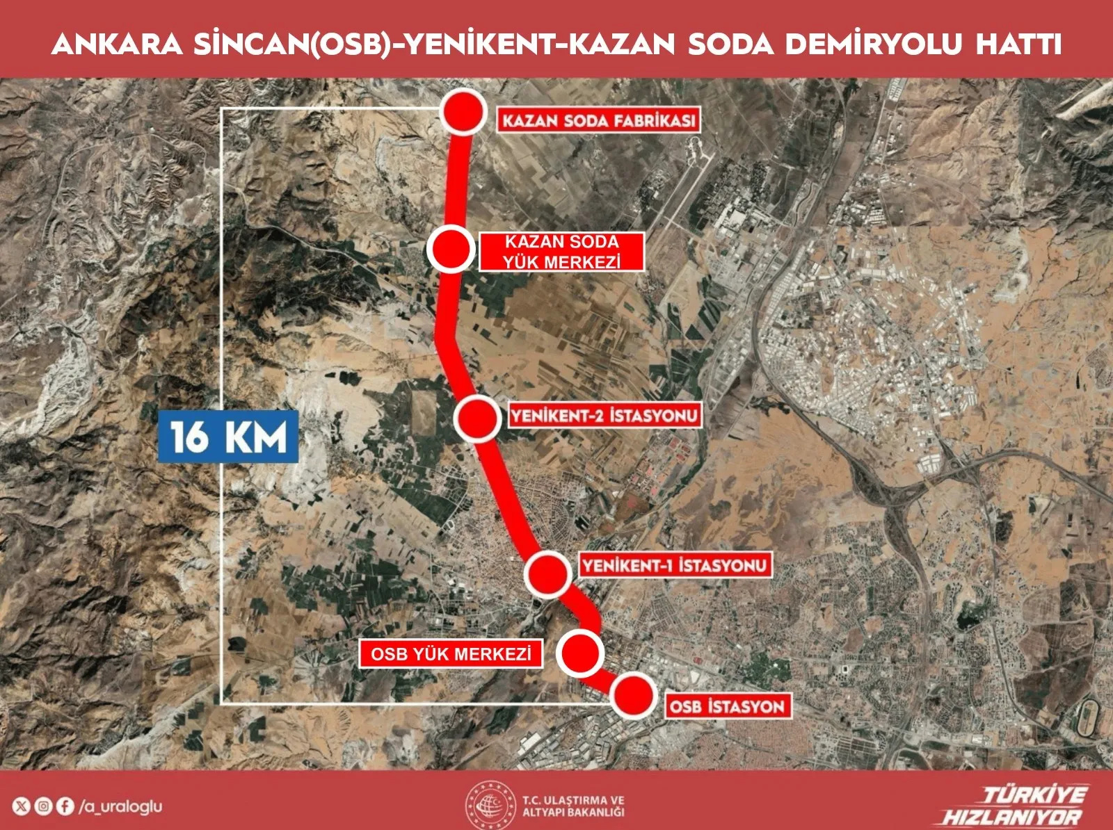 Başkentray Yenikent’e uzuyor Ankara’nın batı hattı genişliyor