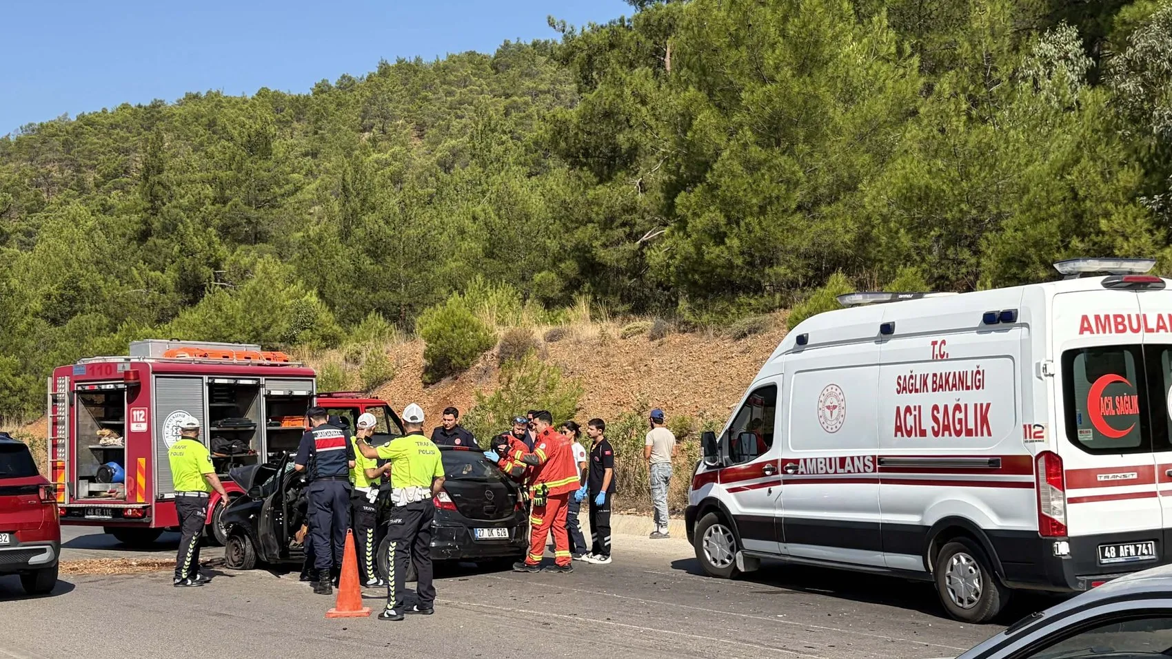 Fethiye yolunda feci kaza 1 can kaybı