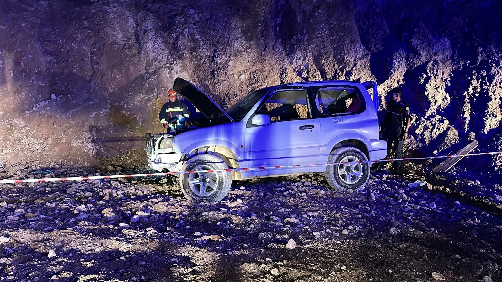 Bolu'da gece vakti orman yolunda feci kaza