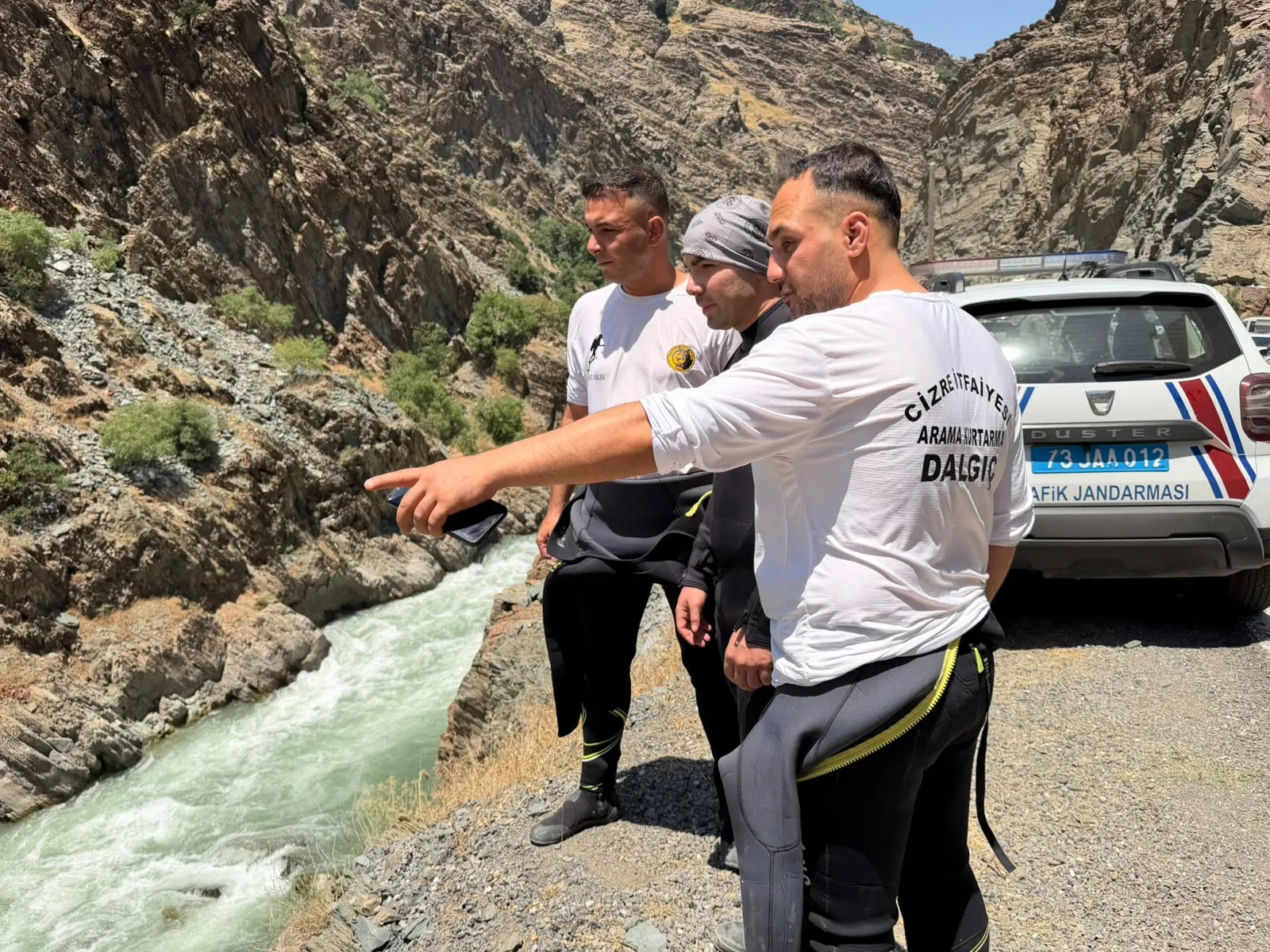 Şırnak’ta çaya düşen genci arama çalışmalarında dördüncü gün
