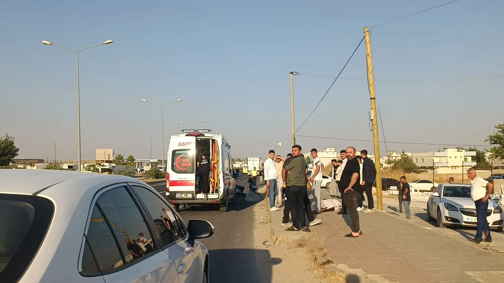Nusaybin İpekyolu üzerinde acı kaza