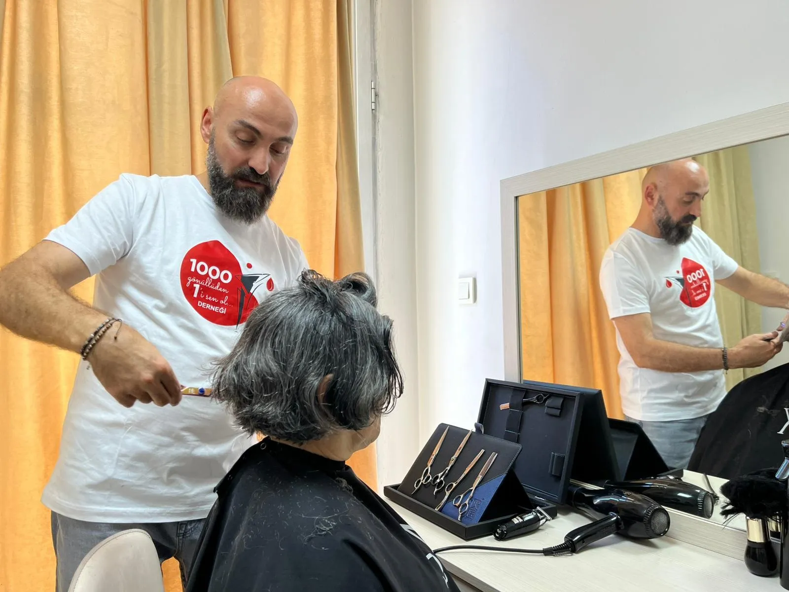 Kanser hastalarına moral veren dokunuş