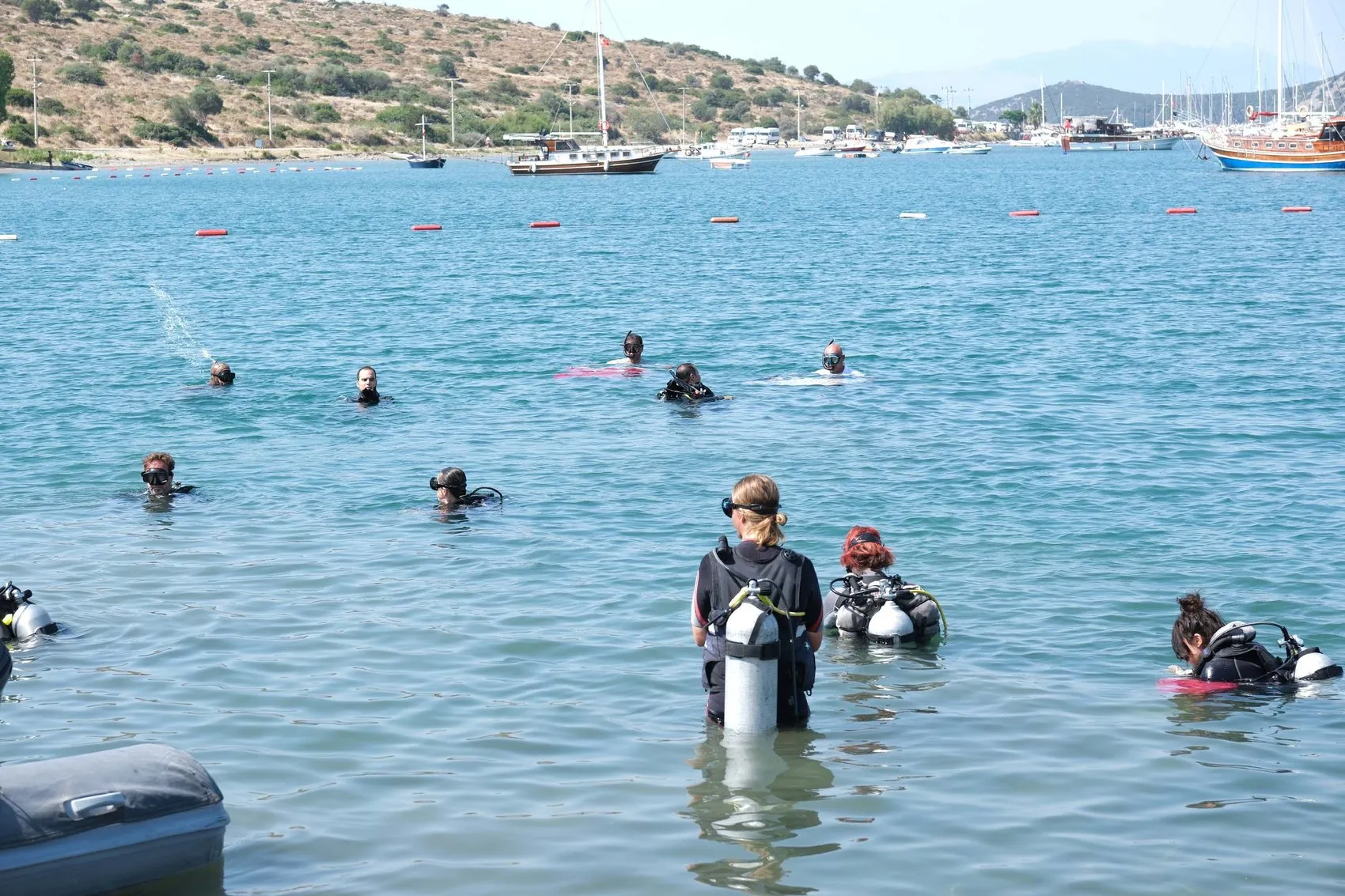 Bodrum denizinden çıkanlar şaşkına çevirdi