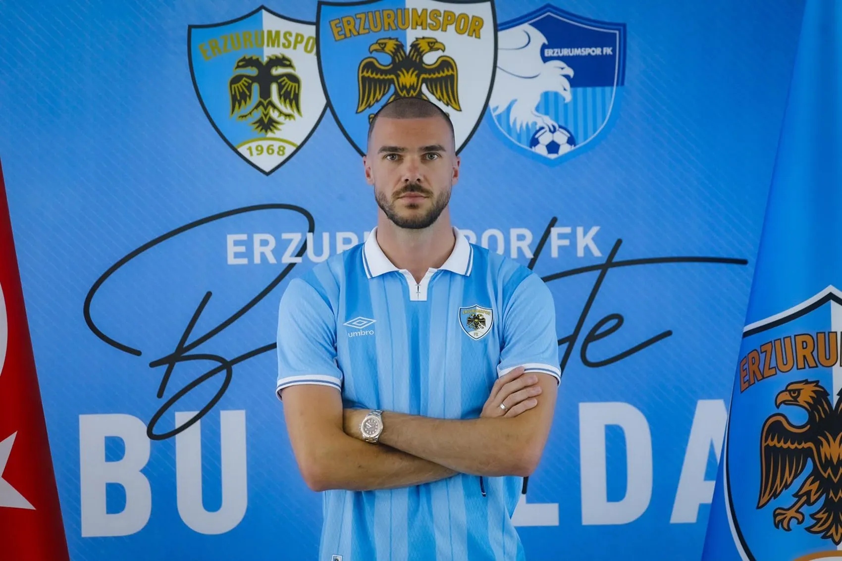 Erzurumspor savunma hattını Bosnalı oyuncuyla güçlendirdi