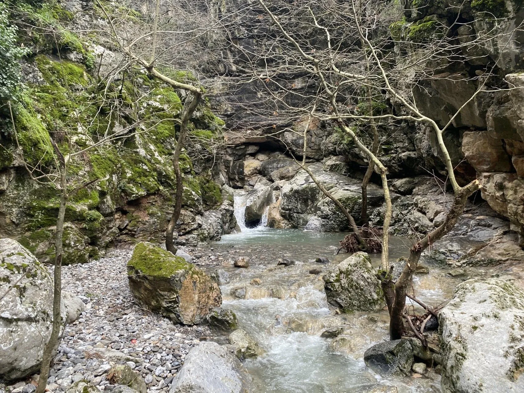 Spil Dağı'nda Saklı Kanyon yeniden kurudu