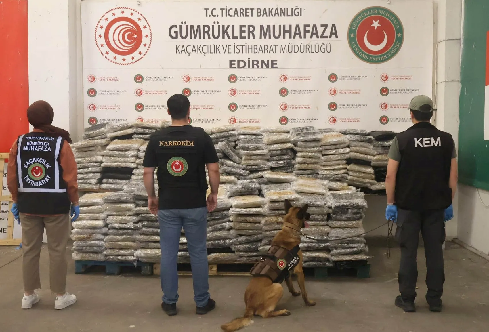 Kapıkule'de dev uyuşturucu operasyonu