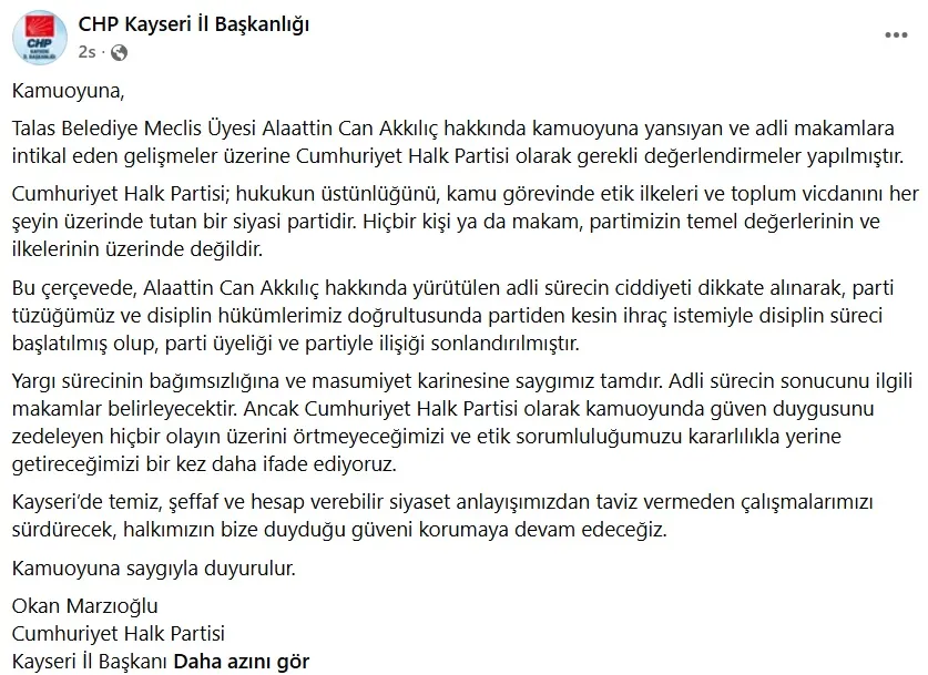 Kayseri'de meclis üyesinin aracından 5 kilo uyuşturucu çıktı