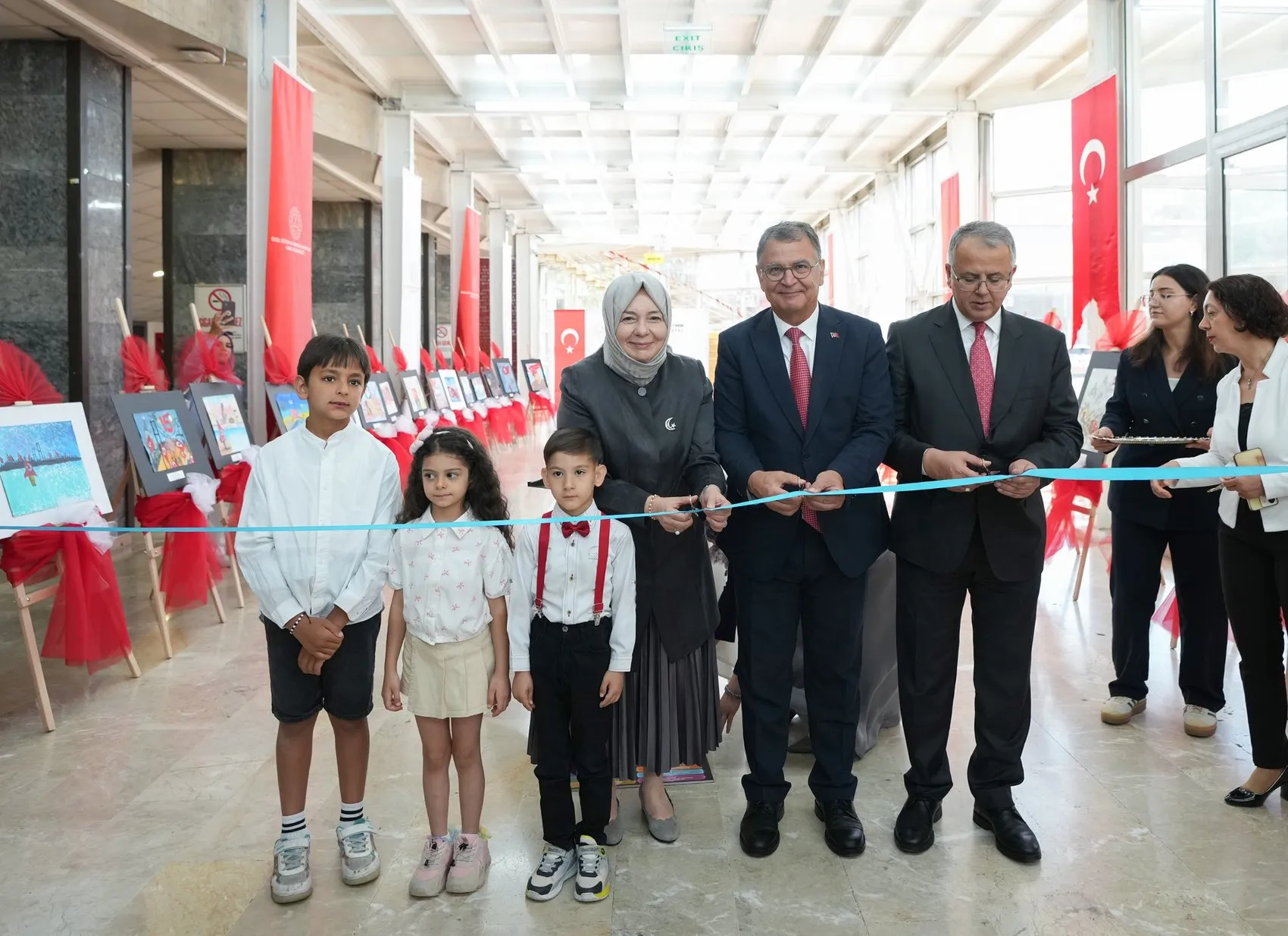 15 Temmuz için öğrenciler sanatla bir araya geldi