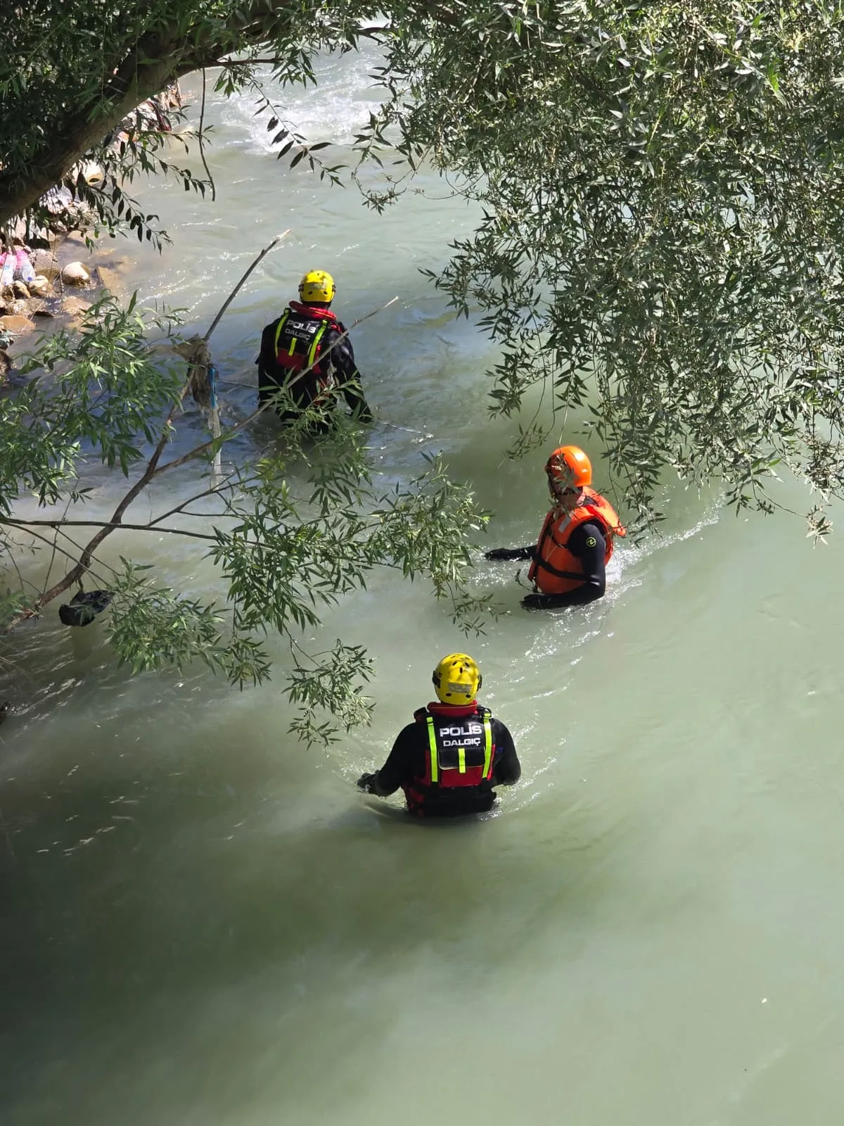 Şırnak’ta çaya düşen genci arama çalışmalarında dördüncü gün