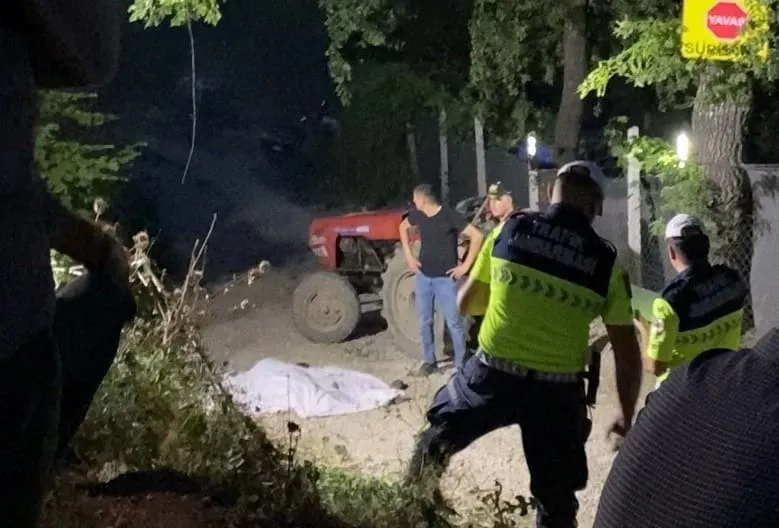 İnegöl'de traktör kazası 75 yaşındaki sürücü hayatını kaybetti