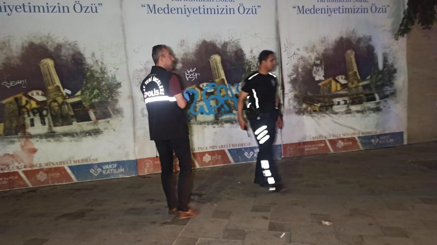 Konya merkezde gece yarısı bıçaklı kavga