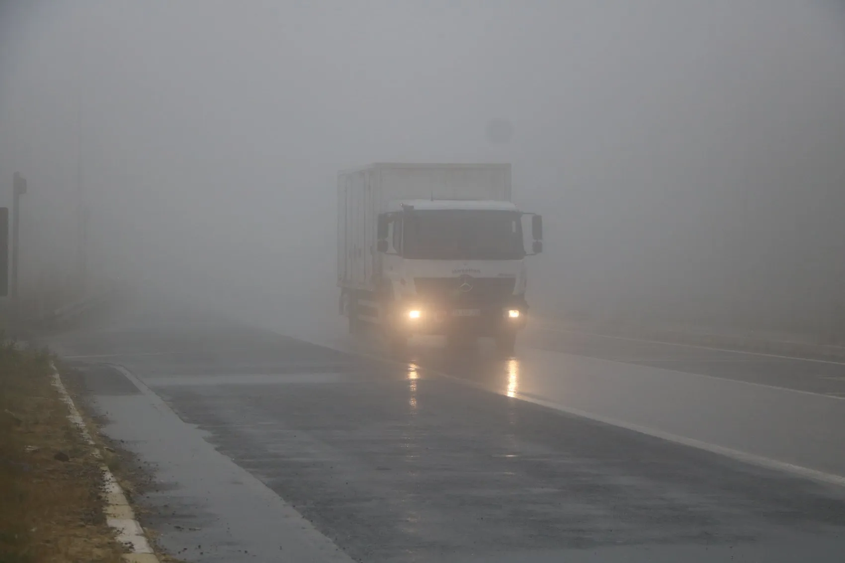 Bolu Dağı geçişinde sürücülere sis uyarısı