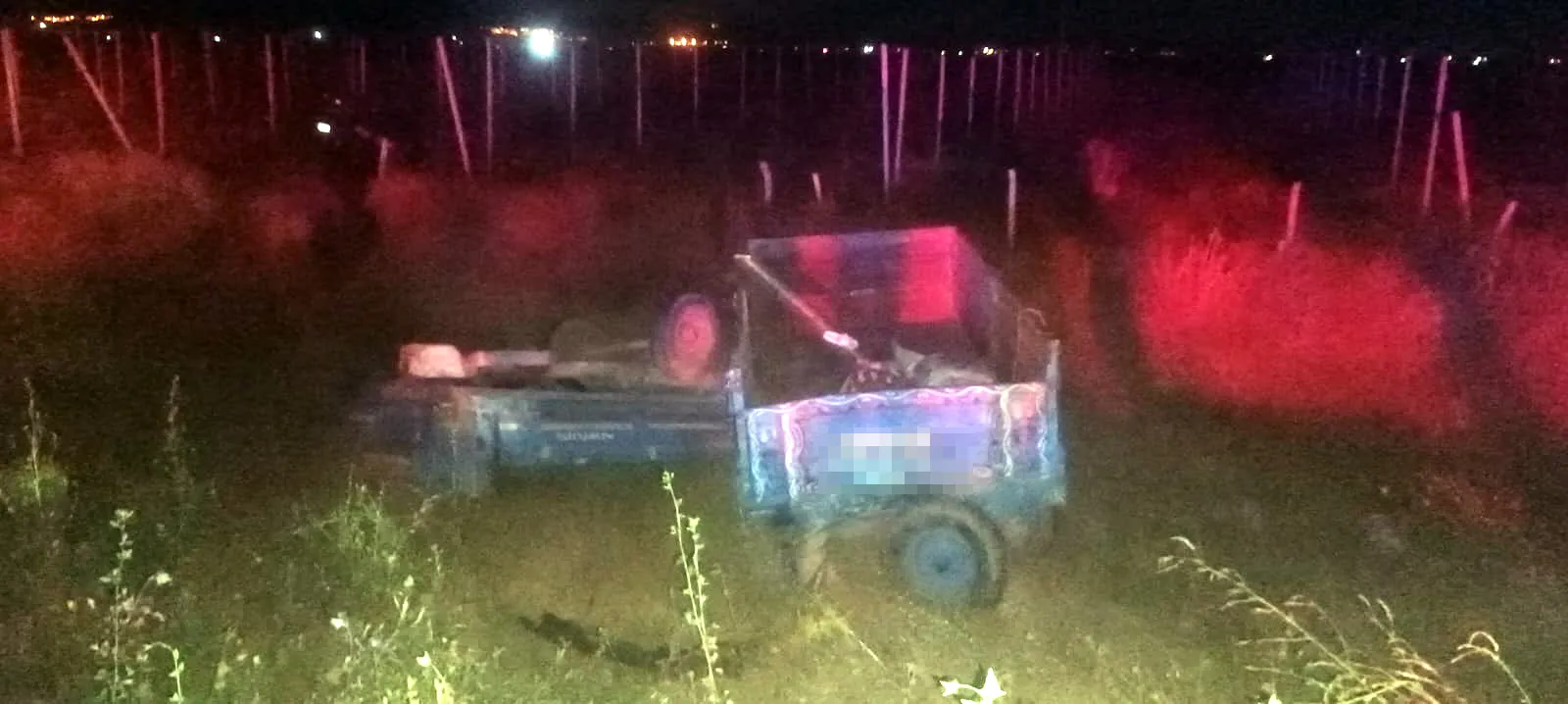Niğde yolunda gece yarısı kaza Kamyonet alev topuna döndü