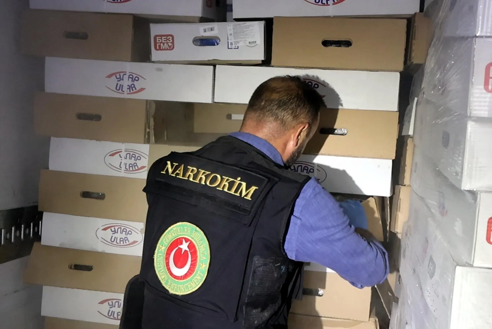 Kapıkule’de dondurulmuş tavukların arasında yarım ton uyuşturucu yakalandı
