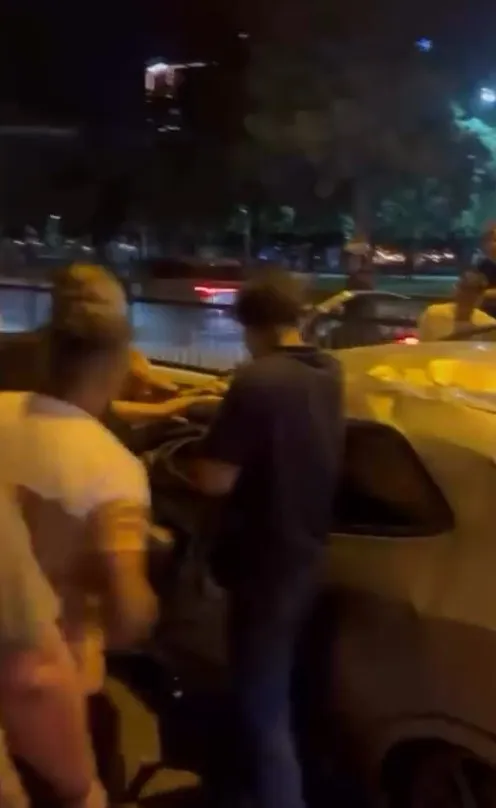 Bursa'da otomobil takla attı o anlar kameraya yansıdı