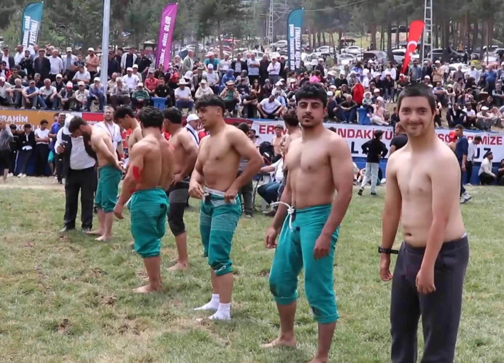 Erzurum'da er meydanının en özel pehlivanı