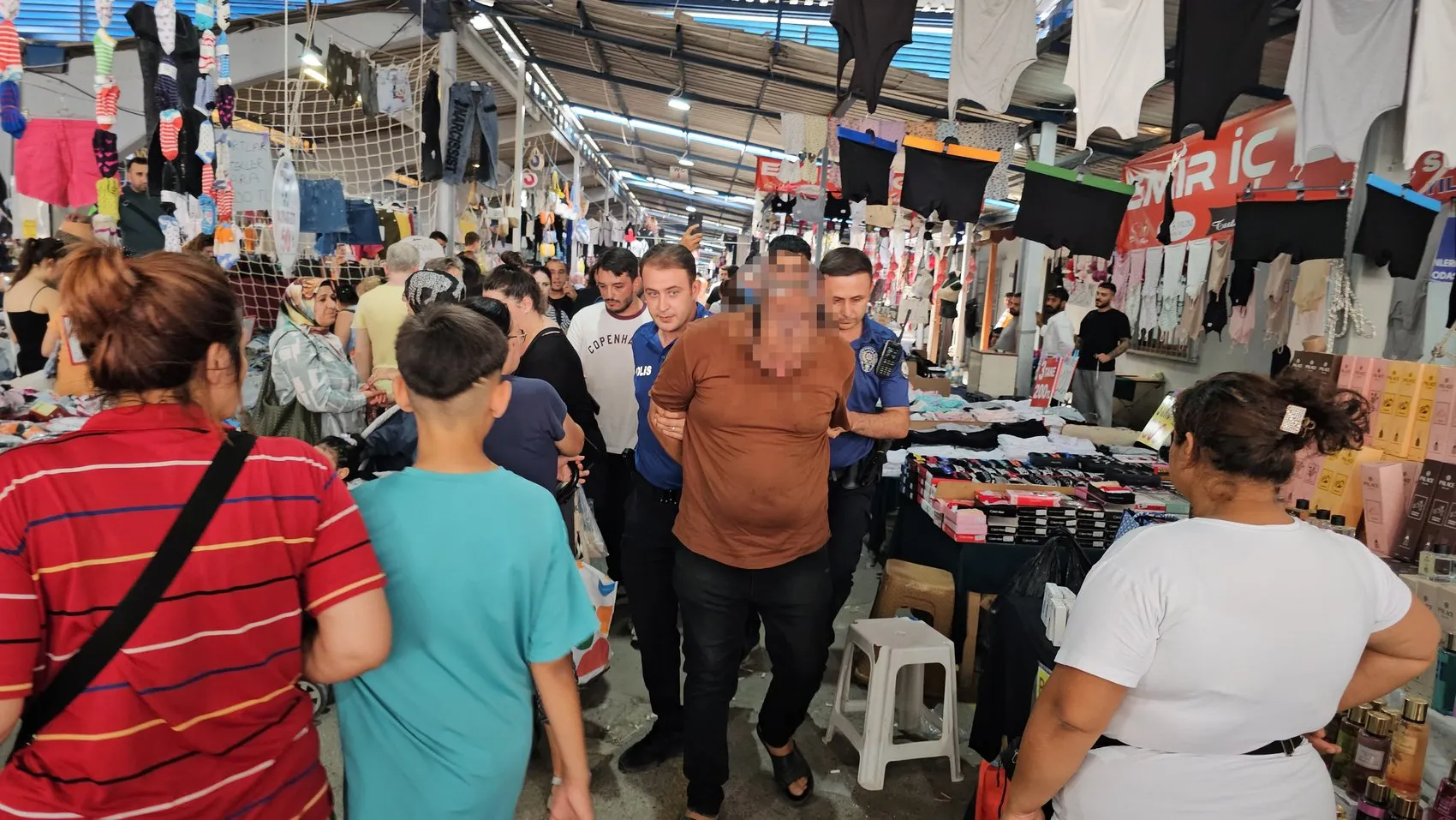 Edirne Balkan Pazarı’nda gizli çekim yapan şüpheli yakalandı