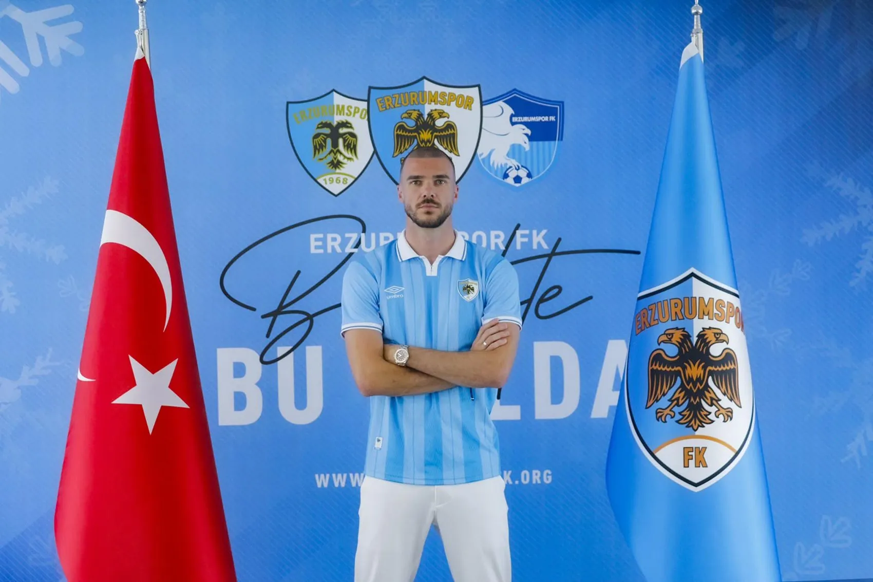 Erzurumspor savunma hattını Bosnalı oyuncuyla güçlendirdi