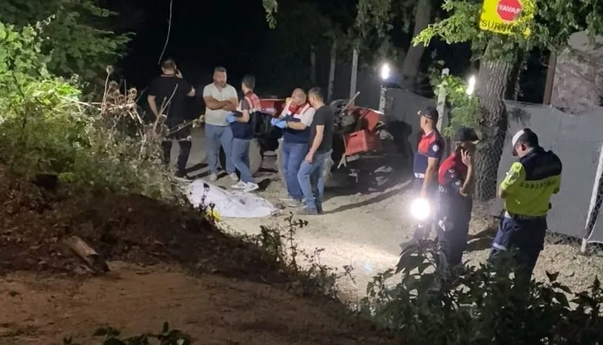İnegöl'de traktör kazası 75 yaşındaki sürücü hayatını kaybetti