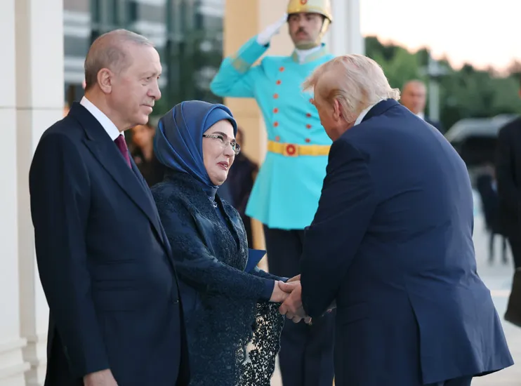 Erdoğan Külliye’de dünya liderlerini ağırladı
