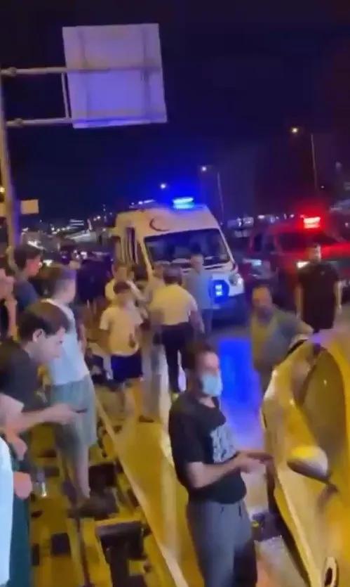 Bursa'da otomobil takla attı o anlar kameraya yansıdı