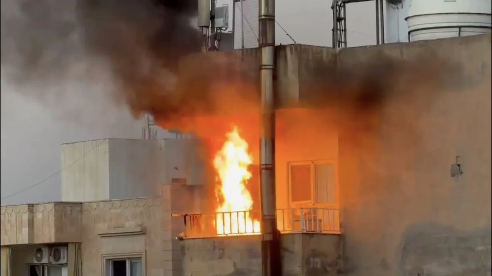 Nusaybin'de mutfak tüpü patladı İki kişi yaralandı