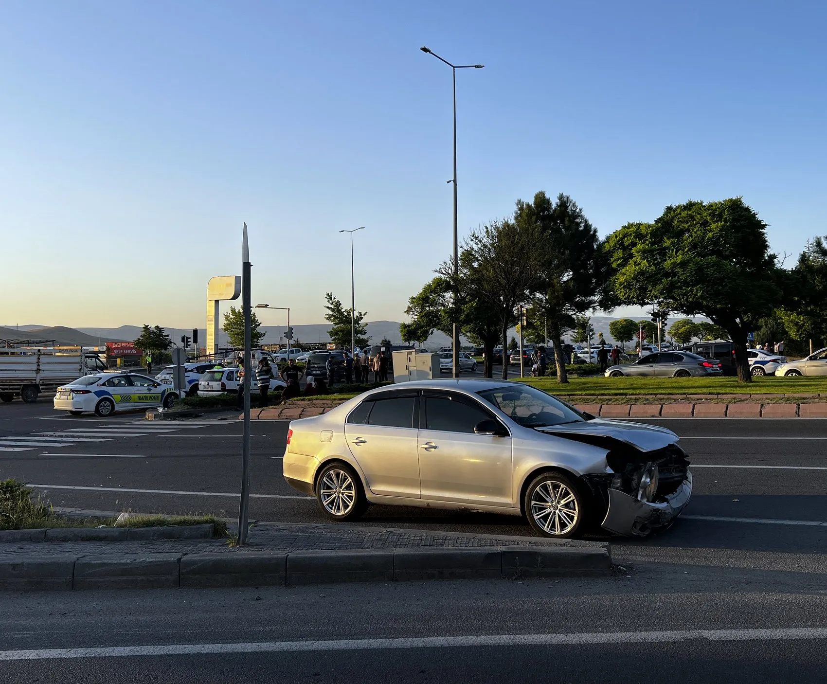 Kayseri'de akşam trafiğinde kaza 4 kişi hastaneye kaldırıldı