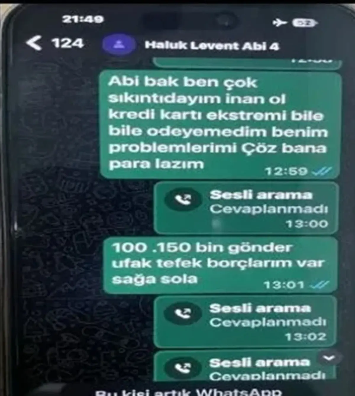 Yazışmalar ortaya çıktı! Avukat ve galerici de var... "Psikolojimi bozdun Haluk abi" 5